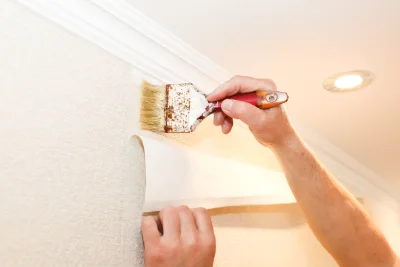 Pose de papier peint à Thonon-les-Bains — revêtements muraux et toiles de verre